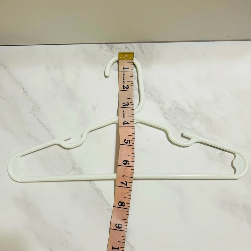 Lots of 10 Baby/Toddler Clothes Hangers in White, Blue, Light Pink, & Dark Pink